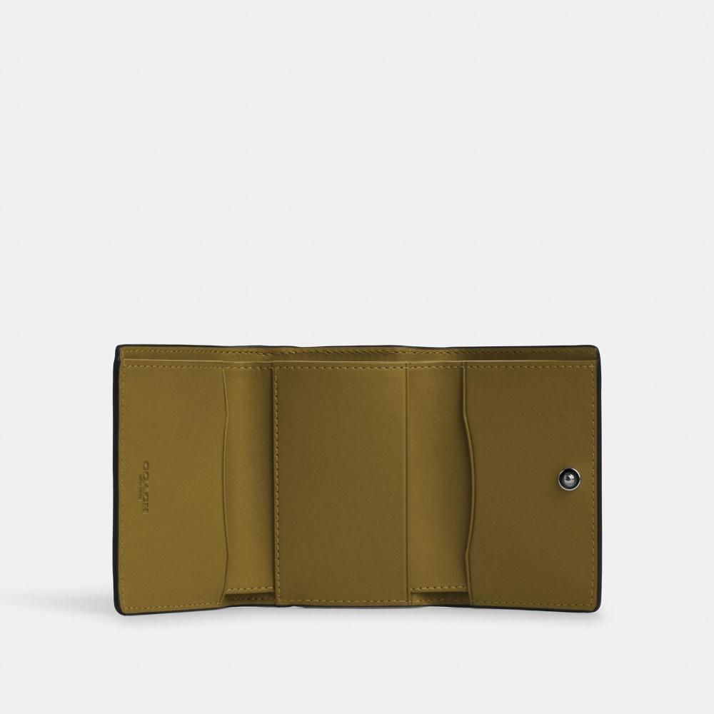 Coach Micro Wallet Silver Chalk