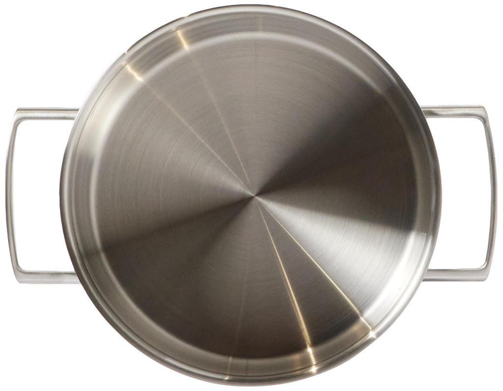 ZWILLING Stockpot 20cm Stainless Steel Deep Stockpot with Bottom Induction Cooktop Dishwasher Safe Japanese "Vitality 3.5L" Double-Handled 3-Layer