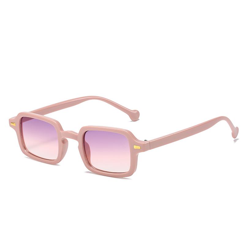 2022 Retro Square Frame Rivet Sunglasses for Women - European & American Fashion