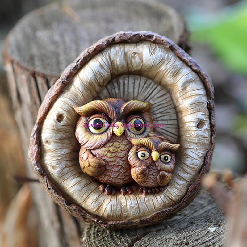  Unique Owl and Garden Gnomes Pendant for Yard Decors and Tree Hanging Ornaments