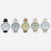 Field work Ines Synthetic Leather Band Leather Watch Simple Cute Casual Everyday Braun MKL2027-4 BR