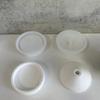 Outdoor Garden Candle Holder Silicone Molds Handmade Candlestick Molds Concrete Plaster Moulds for Candle Holder Making