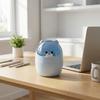 Flip Lid Wastebasket with Lid Waterproof Small Garbage Can  Workers in the workplace