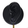 2 ear shaped Stud Holder Round Base Model Photography Prop Gifts Earring Display Stand for