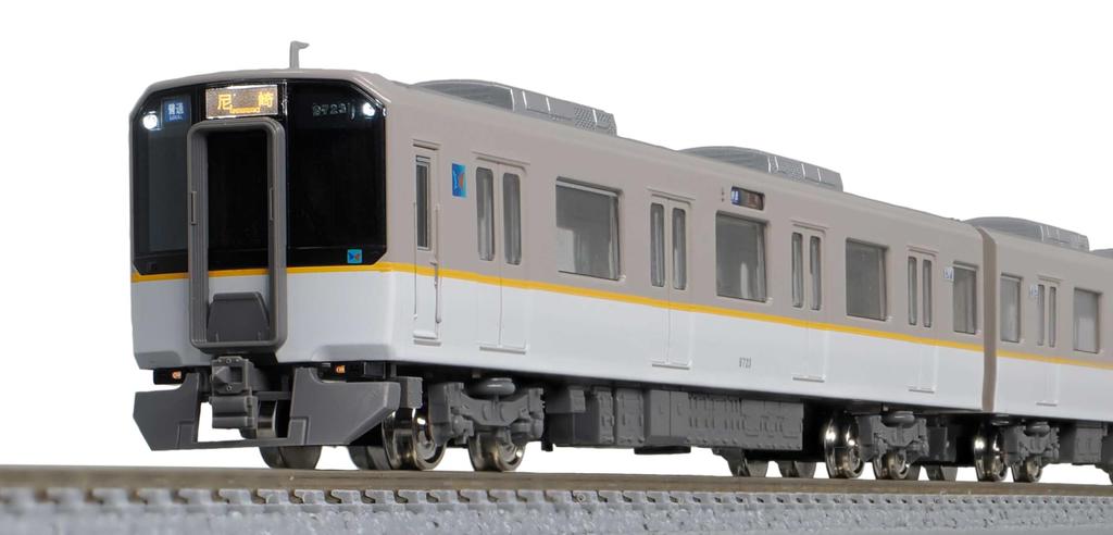 Greenmax N Gauge Kintetsu 9820 Series Line Set with Model Train 31966 Kyoto-Nara 6-Car Motor,