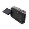 Oil Skin Camera PU Leather Half Body Case For Panasonic Lumix S9 Battery Opening Bottom Cover