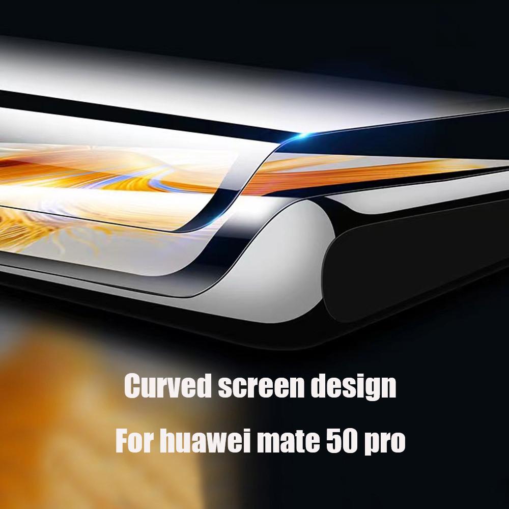 Shockproof Tempered Glass Screen Protector for Huawei Mate 60 Pro Mate20 Lite Mate60 Pro Plus 5G Full Cover Glass Full Glue Support Fingerprint Unlock