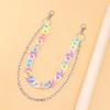 Candy Color Double Layer High Street Acrylic Pants Chain Adjustable Length Waist Chain Accessory for Fashion Enthusiasts