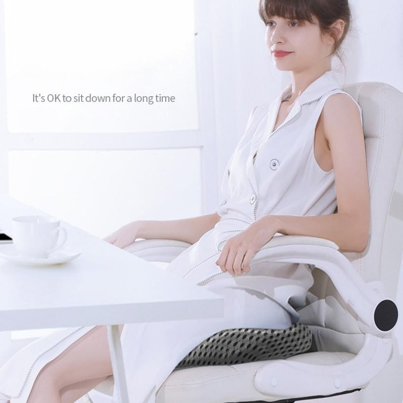 Ergonomic Memory Foam Donut Seat Cushion,Anti-Hemorrhoid, Tailbone Support Pillow with Non-Slip Base,Removable Cushion