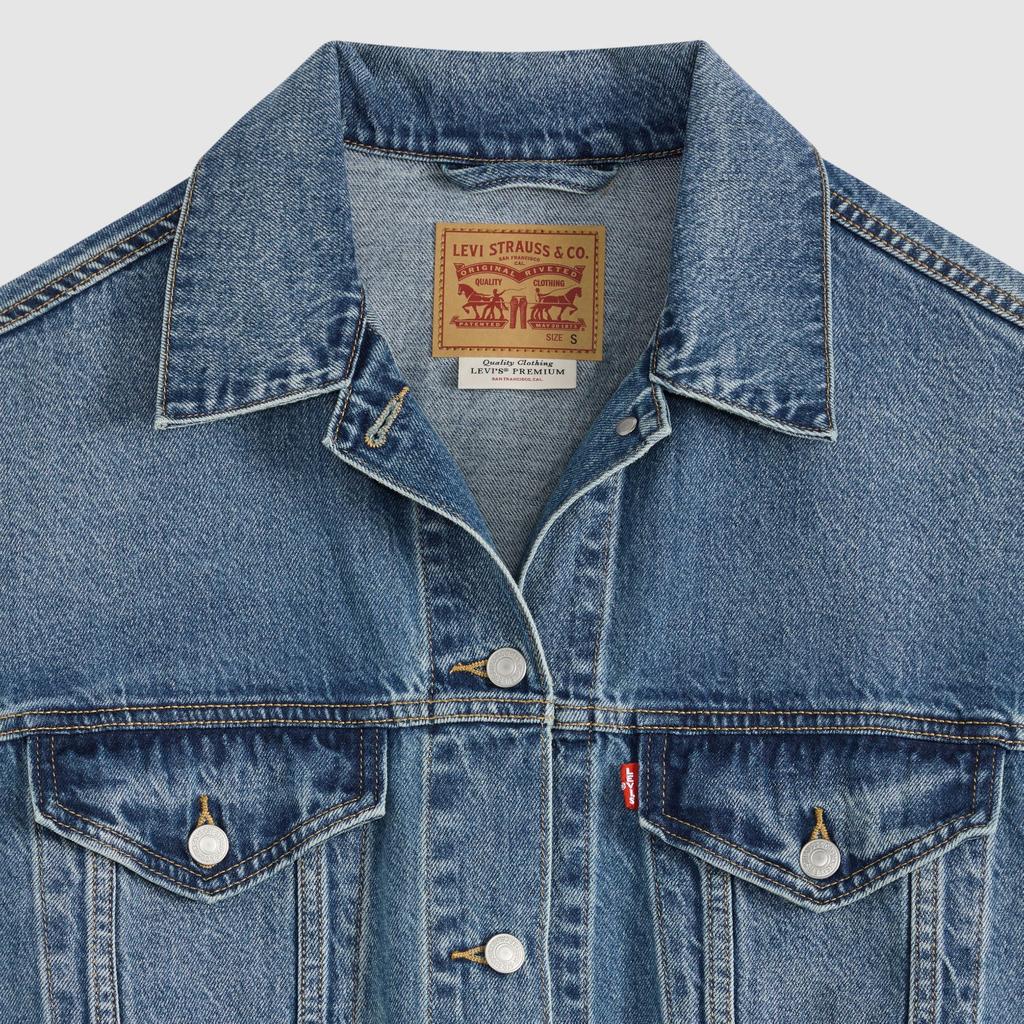 Levi's Trucker Jacket Women's Extra Oversized Denim US M A3472-0019