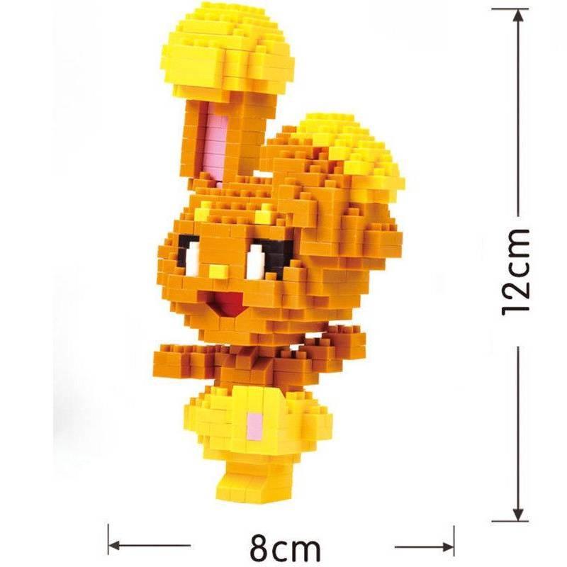 Anime Nano Mudkip Block Diamond Toy Mini Building Toy Pocket Monster