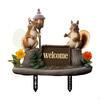 Garden Stake Decoration 2D Acrylic Sign Artwork Decor Welcome Animal Plaque for Home