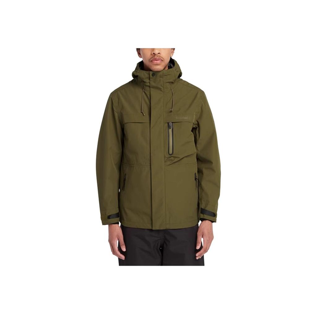 Timberland Outdoor Warm Waterproof Three-In-One Jacket Men Jackets Dark-Olive-Green A2M6X-302