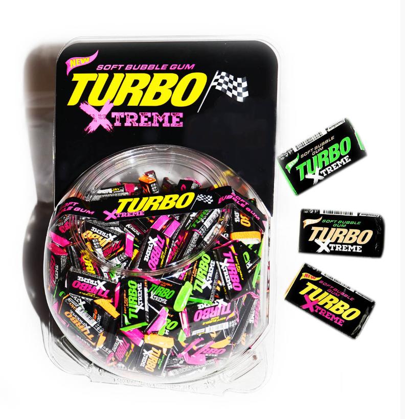 Turbo Gum Extreme Fruitgommen 300 stuks