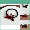 Adorable Dog-themed Acetate Hair Scrunchies And Clips For Playful Hairstyles