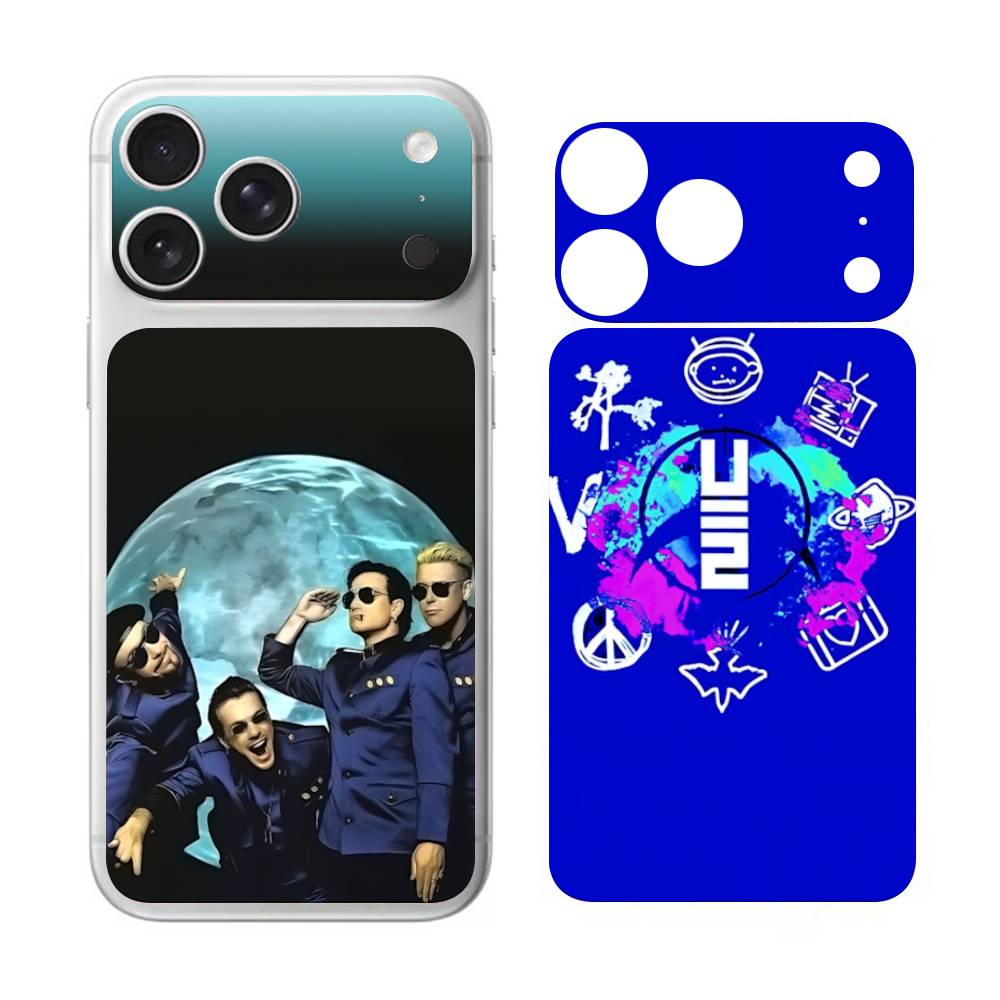 1pc Famous U-U2 Rock Band For IPhone 17 Pro/17 Pro Max Protective Film For Back, Camera(Not Phone Case)