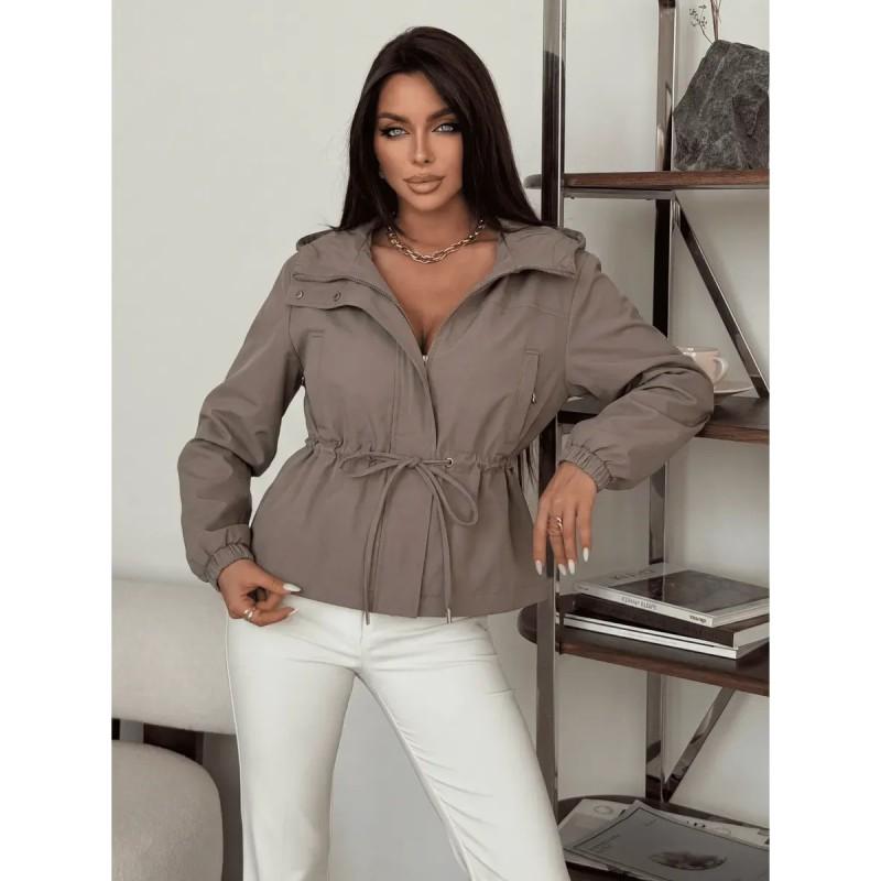 Womens Lightweight Waterproof Hooded Outdoor Jacket