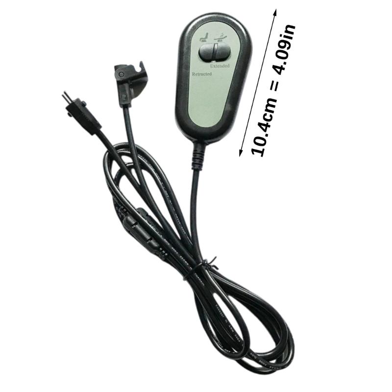 Adjustable Recliner Power Controller Double Position Switches ABS Recliner Switches for Homes Spa Office Furniture Easy Setups