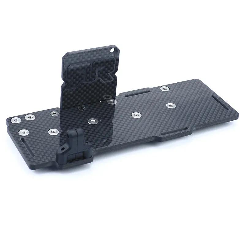 Carbon Fiber Simulation Battery Tray Set Battery Box for 1/8 ARRMA TYPHON KRATON MOJAVE NOTORIOUS Car Truck Upgrade Parts