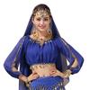 Women Belly Dance Costume Belly Dance Outfits Belly Dance Coins Tops Belly Dancing Crop Top for Halloween Party Stage