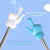 2Pcs Retractable Teacher Pointer for Classroom Kids Reading Extendable Finger Sticks Mini Hand Pointing Stick School Supplies
