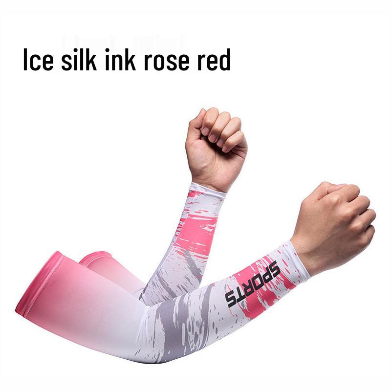 Ice Silk Sun Protection Sleeves for Men and Women - Outdoor Cycling Arm Sleeves