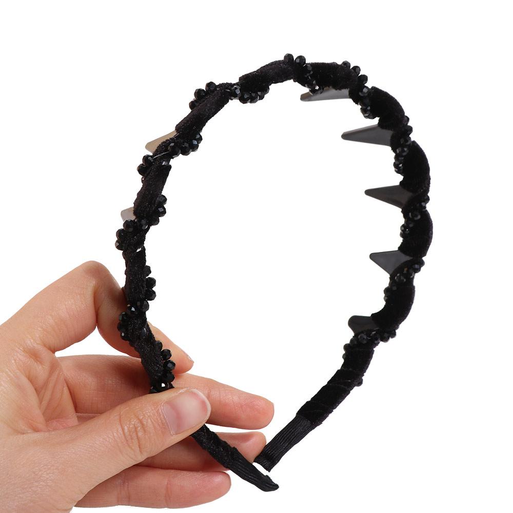Korean Style High Cranial Top Headband Toothed Non-slip Hair Hoop  Female Hair Accessories