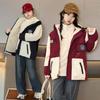 Girls' jacket 2 new autumn and winter cotton medium and older children's fleece waterproof removable three-in-one children's jacket
