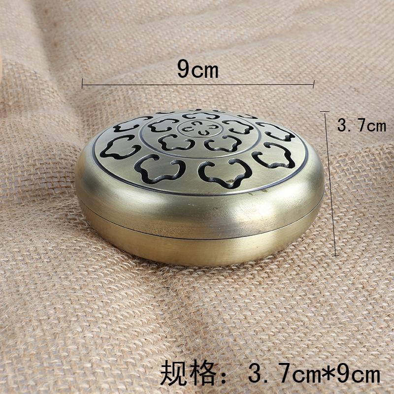 

Red Copper/Bronze Creative Incense Burner Antique Zen-style Censer Indoor Incense Desktop Decoration Temple Worship of Buddha бронзовий