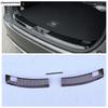 Car Rear Bumper Door Sill Trunk Tread Plate Panel Cover Trim For Mazda CX-70 CX-80 CX-90 2025 2026 Stainless Steel Accessories