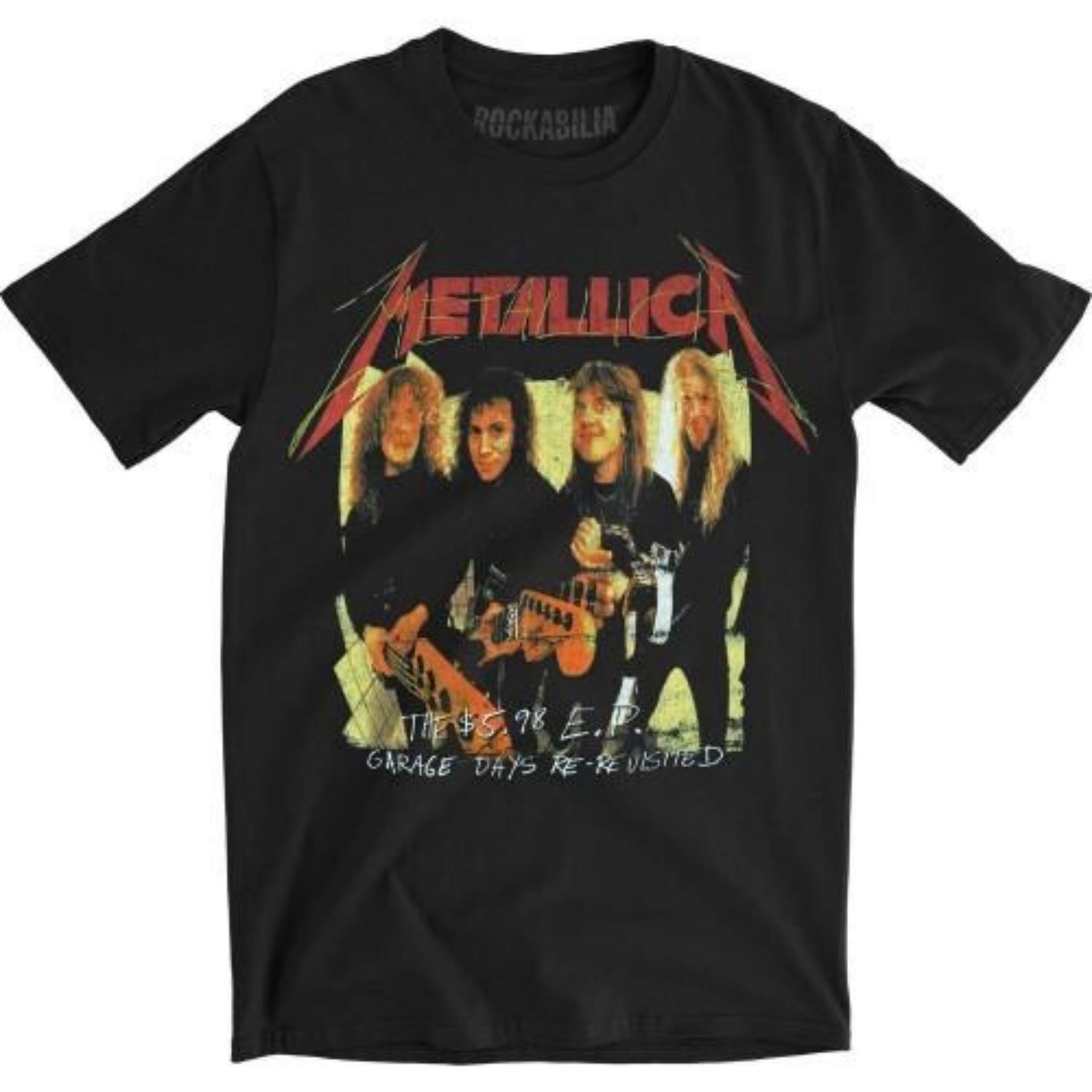 Metallica Unisex Adult Garage Photograph T-Shirt S