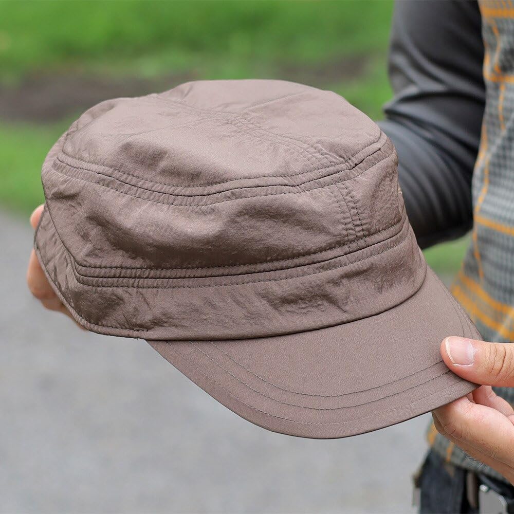 Kapelmuur Lightweight Nylon Work Cap for Outdoor and Everyday One Size Cycling, Activities, Wear, Mocha,