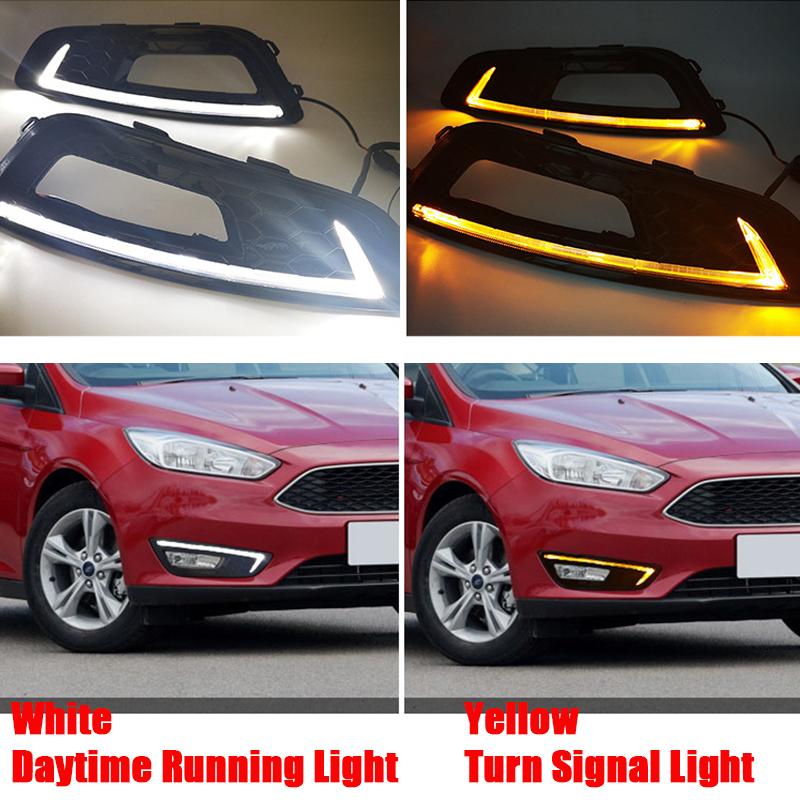 Auto Front Stoßstange Nebelscheinwerfer Abdeckung Gitter Gitter Renn Gitter NICHT Leuchte Für Ford Focus Sports S SE 2015 2016 2017 2018