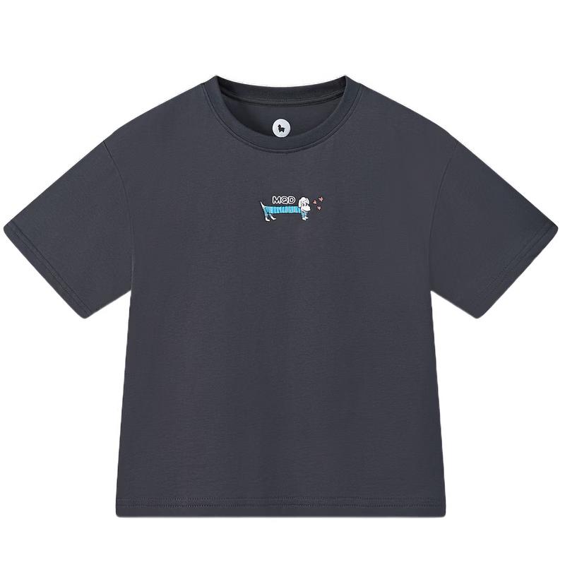 MQD Boys  Cotton Cartoon Short Sleeve T-Shirt 130cm