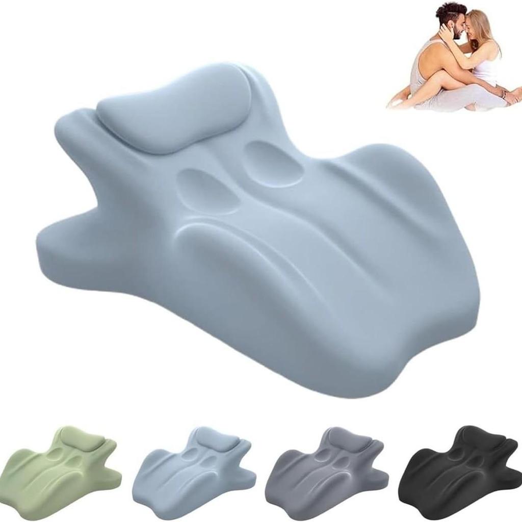 Multifunctional Memory Foam Nap Pillow - Face Down Headrest for Mobile Gaming and Relaxation