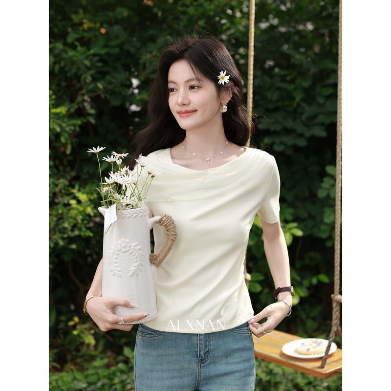 Women s French Style Short Sleeve T-Shirt S