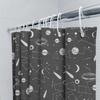 Galaxy Shower Curtain Space Universe Stars Nebula Constellation Bathroom Decor Set Modern Artistic Home Textile