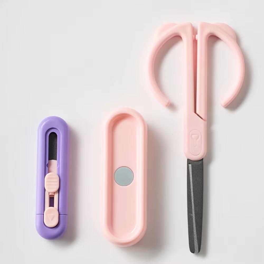 Magnetic 2-in-1 Scissors & Box Opener Multi-Function Household Cutter
