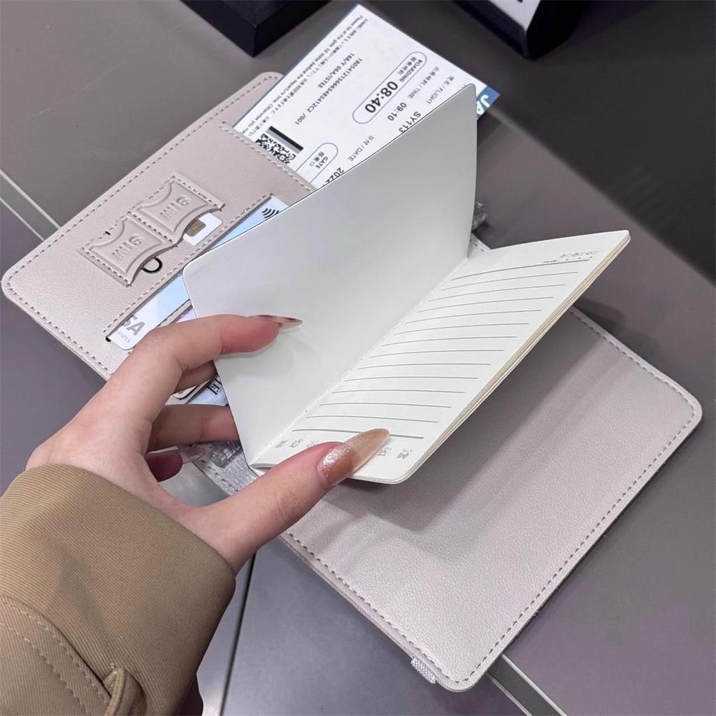 Multi-Function Leather Passport & Document Holder with Anti-Theft Features