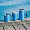 STANLEY Vacuum Mug, 0.7L, Hammertone Lake Blue, Beer Mug, Vacuum Insulated, Stainless Steel, Carbonated, Keeps Drinks Cold, Outdoor Use, Dishwasher Sa