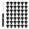 50 PCS M.2 SSD Mounting Screws Kit, PCIE Nvme M2 X 3 MM Replacement Phillips Flat Head Screw M.2 SSD Mountings Screws with Screwdriver, M2Screw for