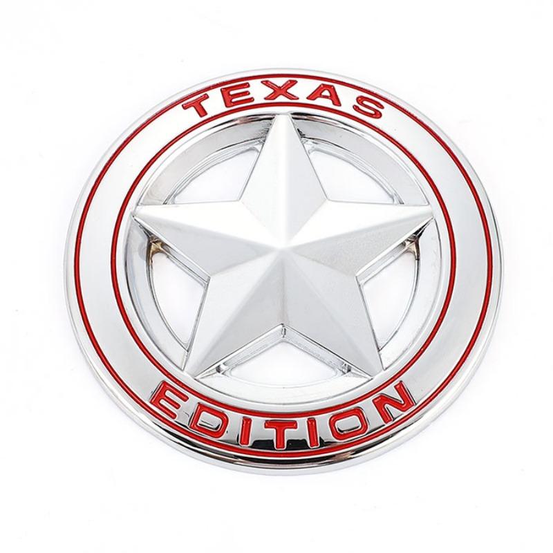 Texas Edition Logo Car Badge Emblem Decal Sticker for Wrangler Compass Grand Cherokee Patriot Liberty Renegade Commander