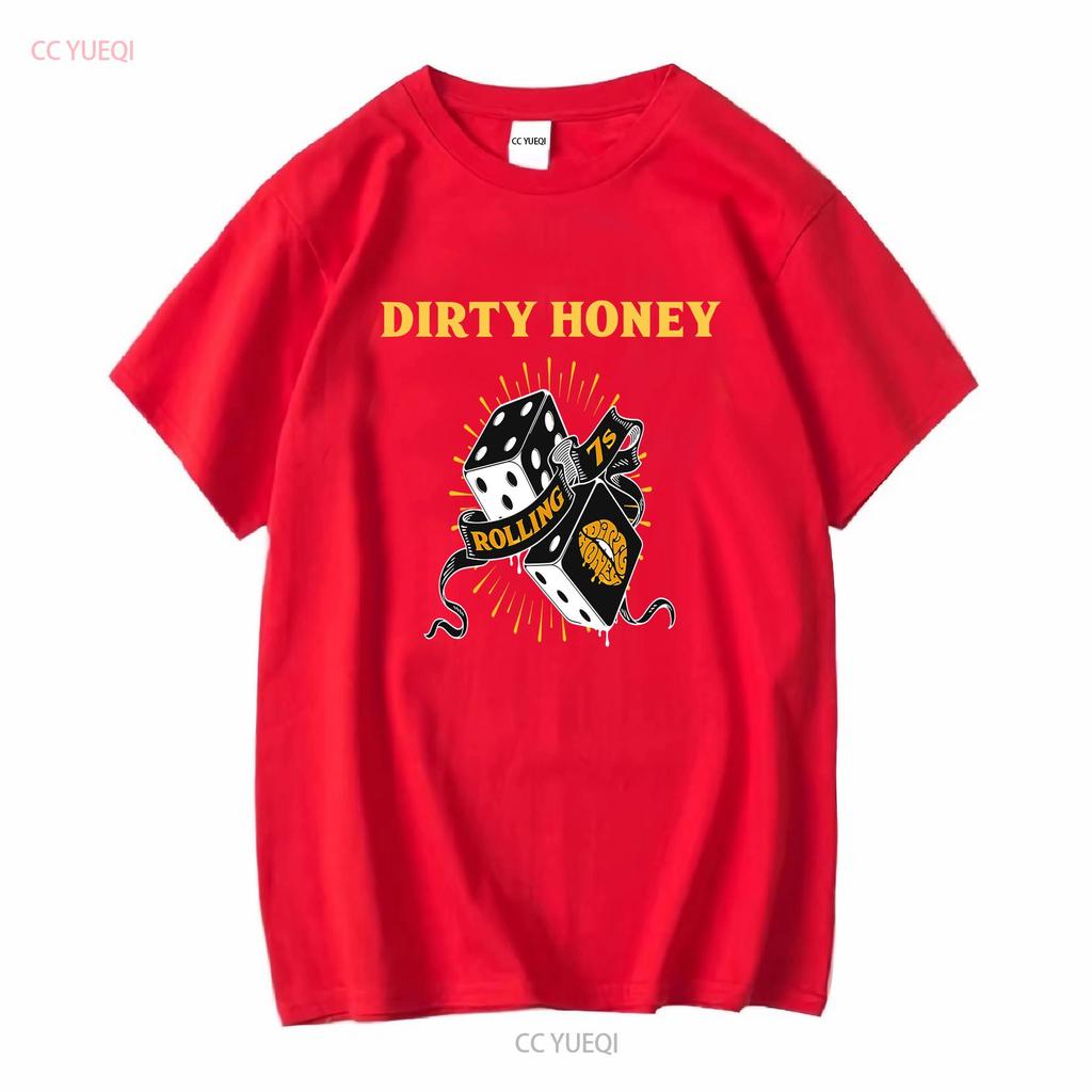New Dirty Honey Band Music Heavy Cotton Black T Shirt long or short sleeves vintage Washed Soft Casual Top For Everyday Wear