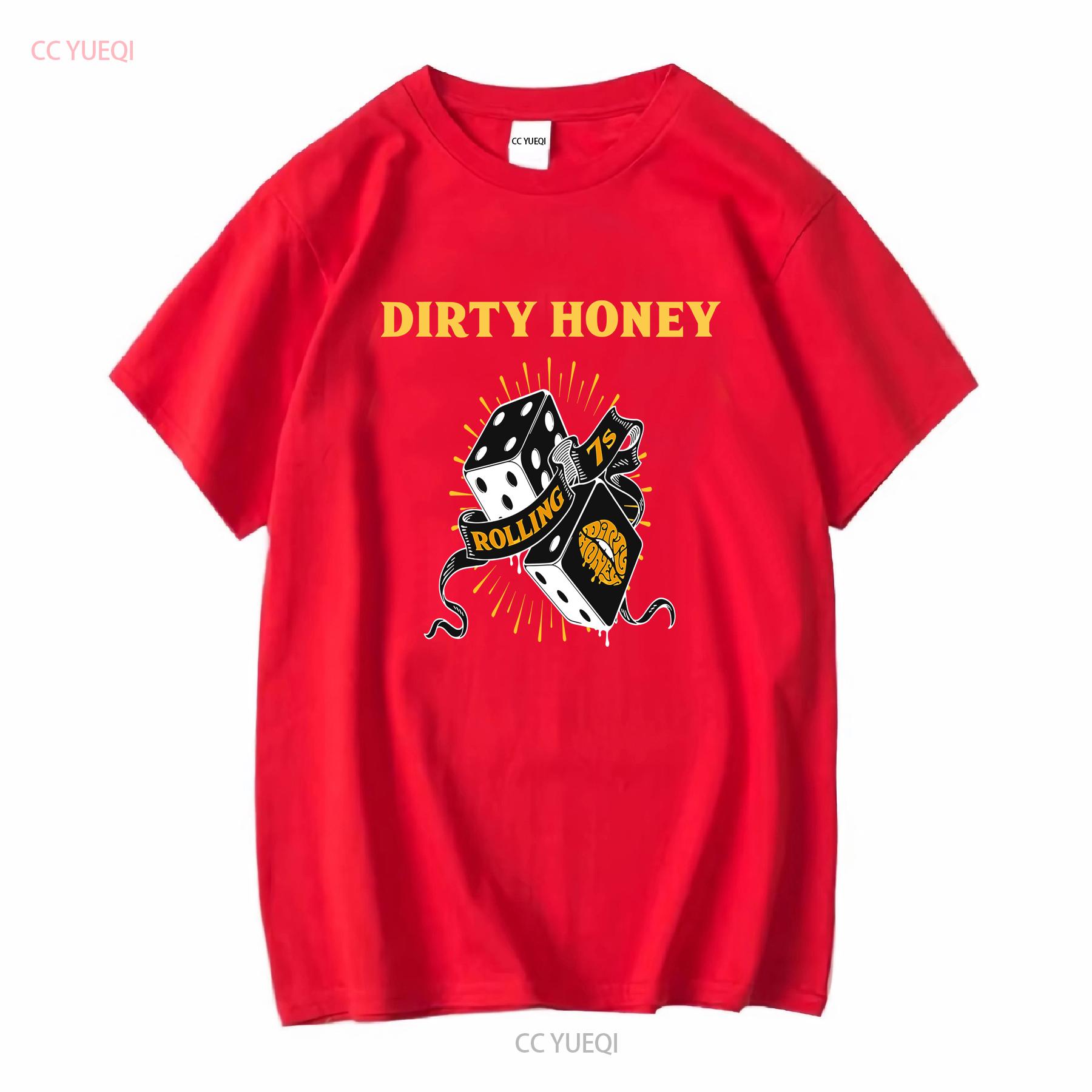 New Dirty Honey Band Music Heavy Cotton Black T Shirt long or short sleeves vintage Washed Soft Casual Top For Everyday Wear S