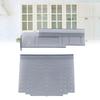 2pcs Plastic Material Cabinet Pull Drill Template Silver Drill Guide Door Drawer Pull Template Drill Mounting Template