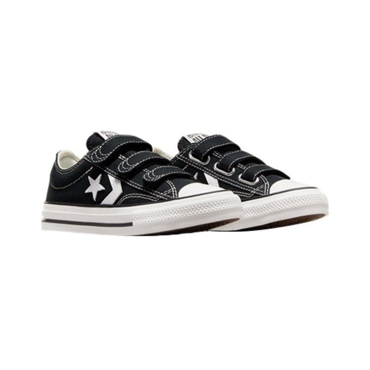 Converse Pl 76 Ox Comfortable Versatile Low-Top Kids Skate Shoes Kids Sneakers Black A06892C