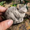 Sculpture Sleeping Cat Figurine Cartoon Animal Ornaments Creative Simulation Cat Statue  Home