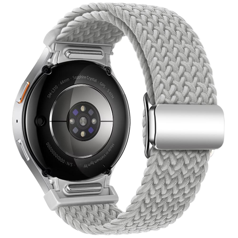 For Samsung Galaxy Watch FE 40mm/Watch7/6/6 Classic/5/5 Active/5 Pro/4/4 Classic/4 Active Braided Watch Band Magnetic Strap