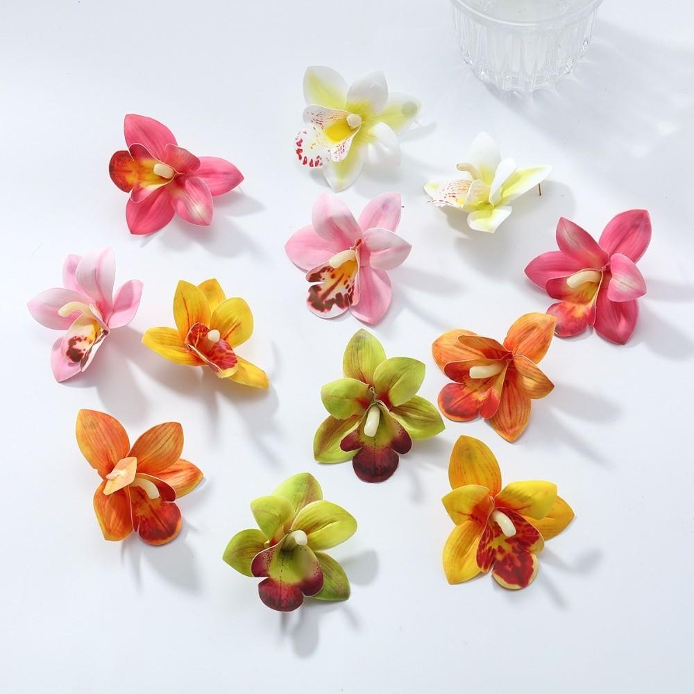 Korean Style Large Flower Earrings Butterfly Orchid Bohemian Dangle Earring Decoration