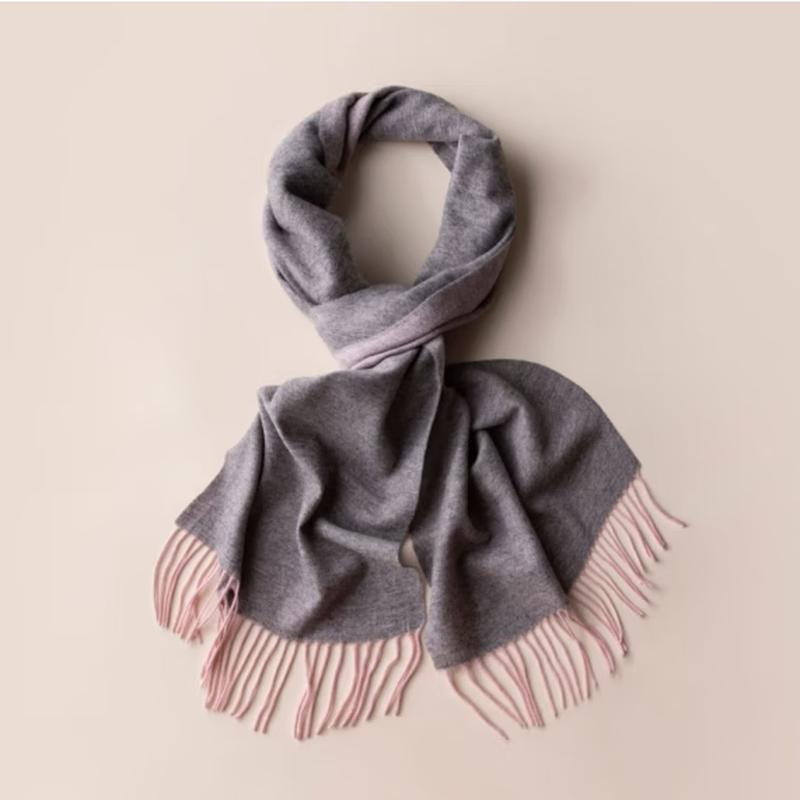 Xincaizhiyun Women s Wool Long Tassel Scarf